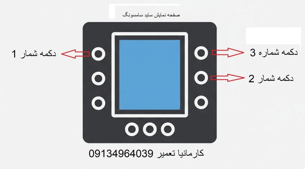 تست قطعات یخچال سامسونگ با صفحه نمایش
